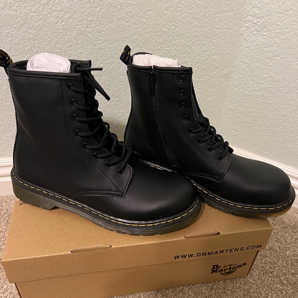 Dr. Martens Youth 1460 Softy T Leather Lace Up Boots